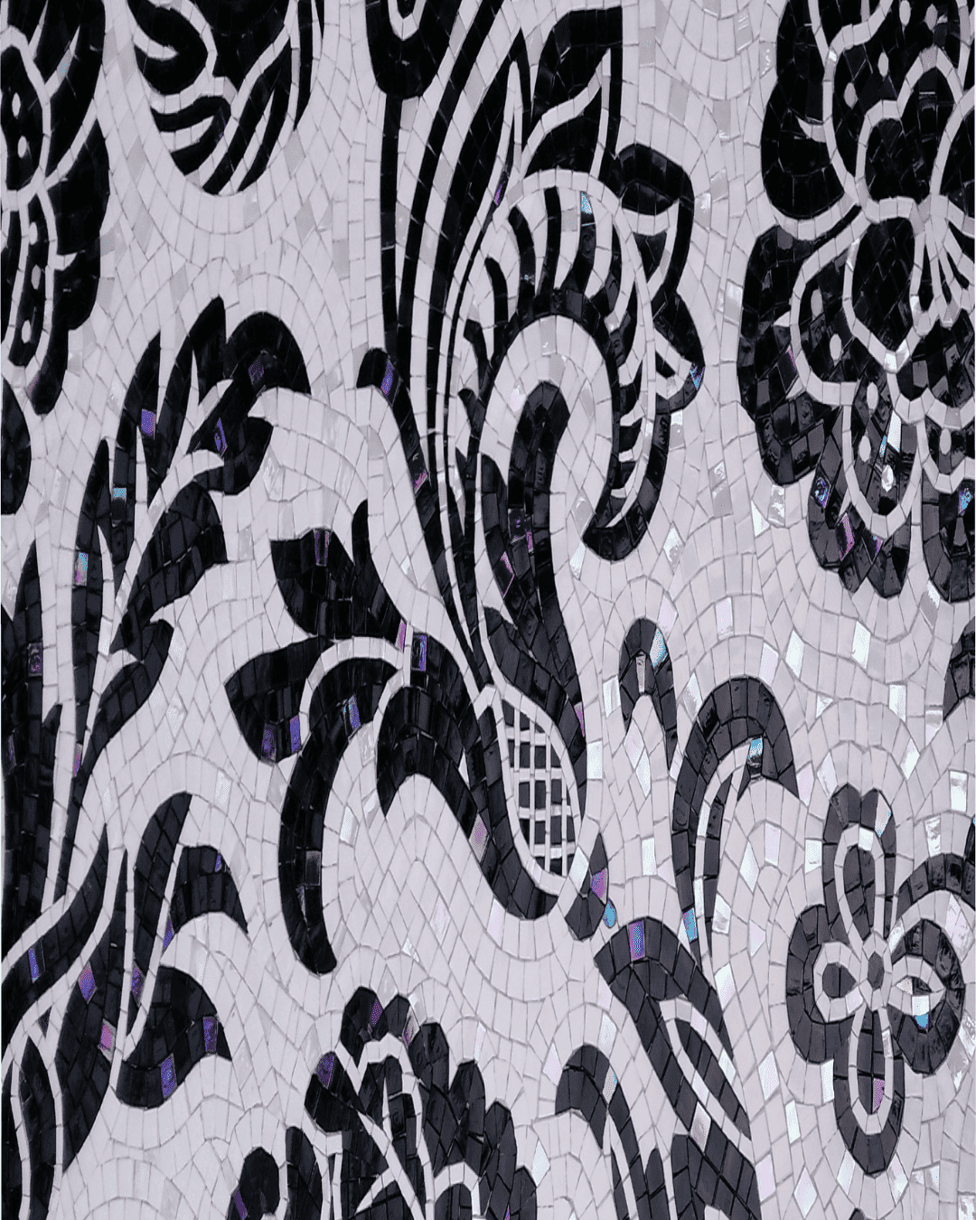 Floral  Black and White